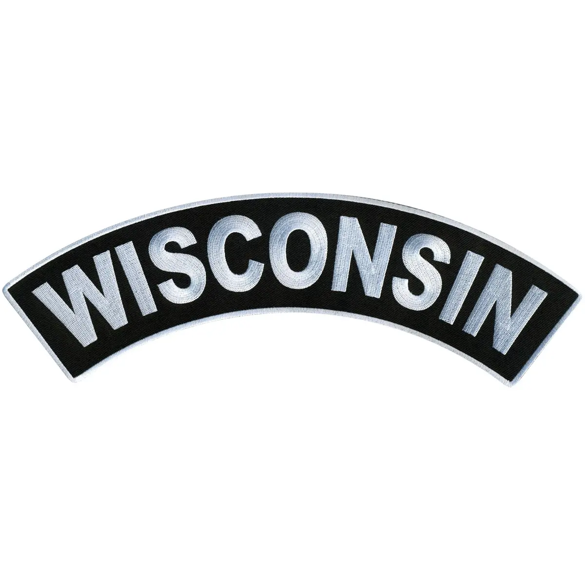 Wisconsin 12” X 3” Top Rocker Patch 1