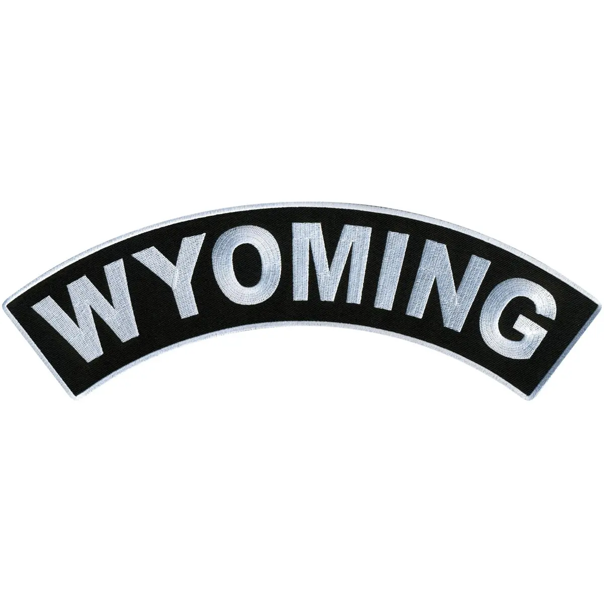 Wyoming 12” X 3” Top Rocker Patch 1