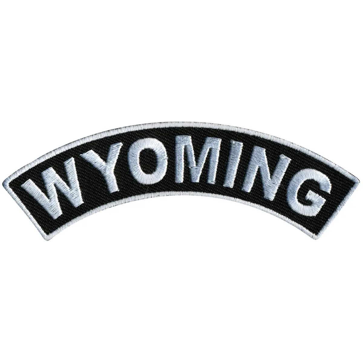 Wyoming 4” X 1” Top Rocker Patch 1