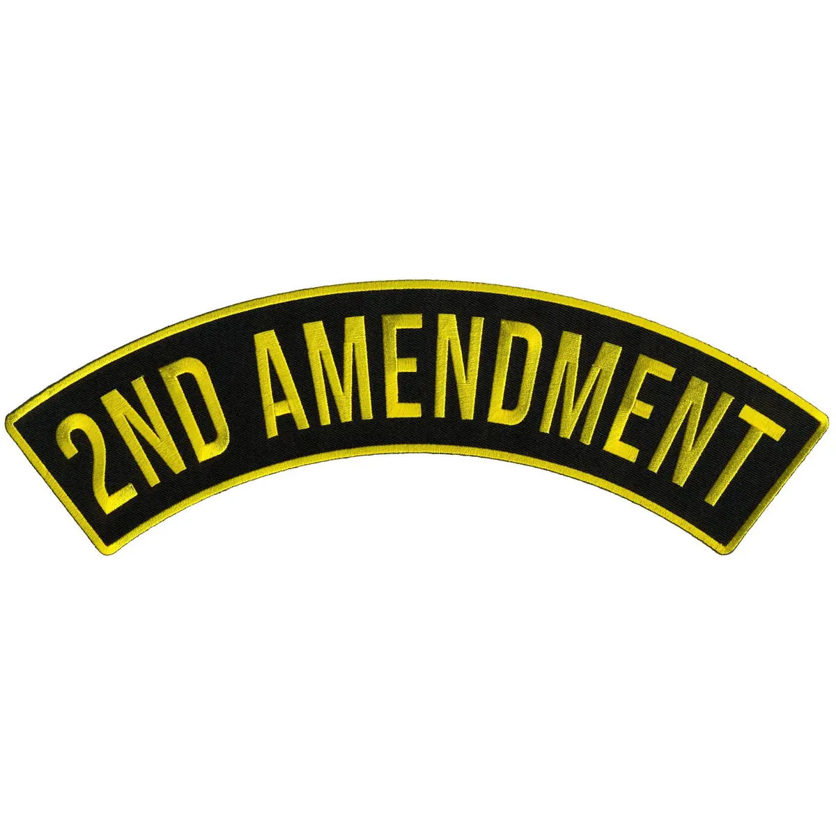 2Nd Amendment 12" X 3 " Top Rocker Patch 1