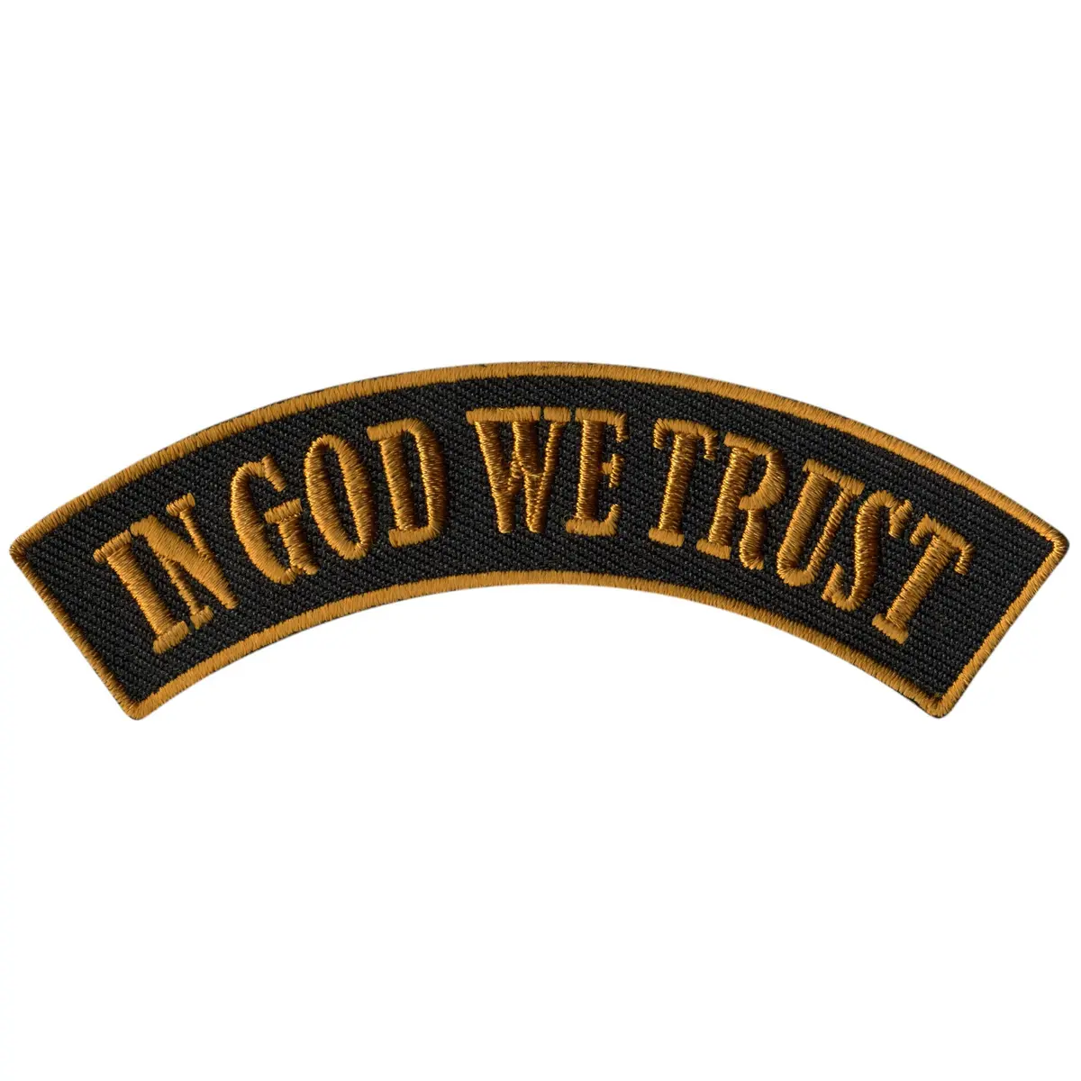 In God We Trust 4” X 1” Top Rocker Patch 1