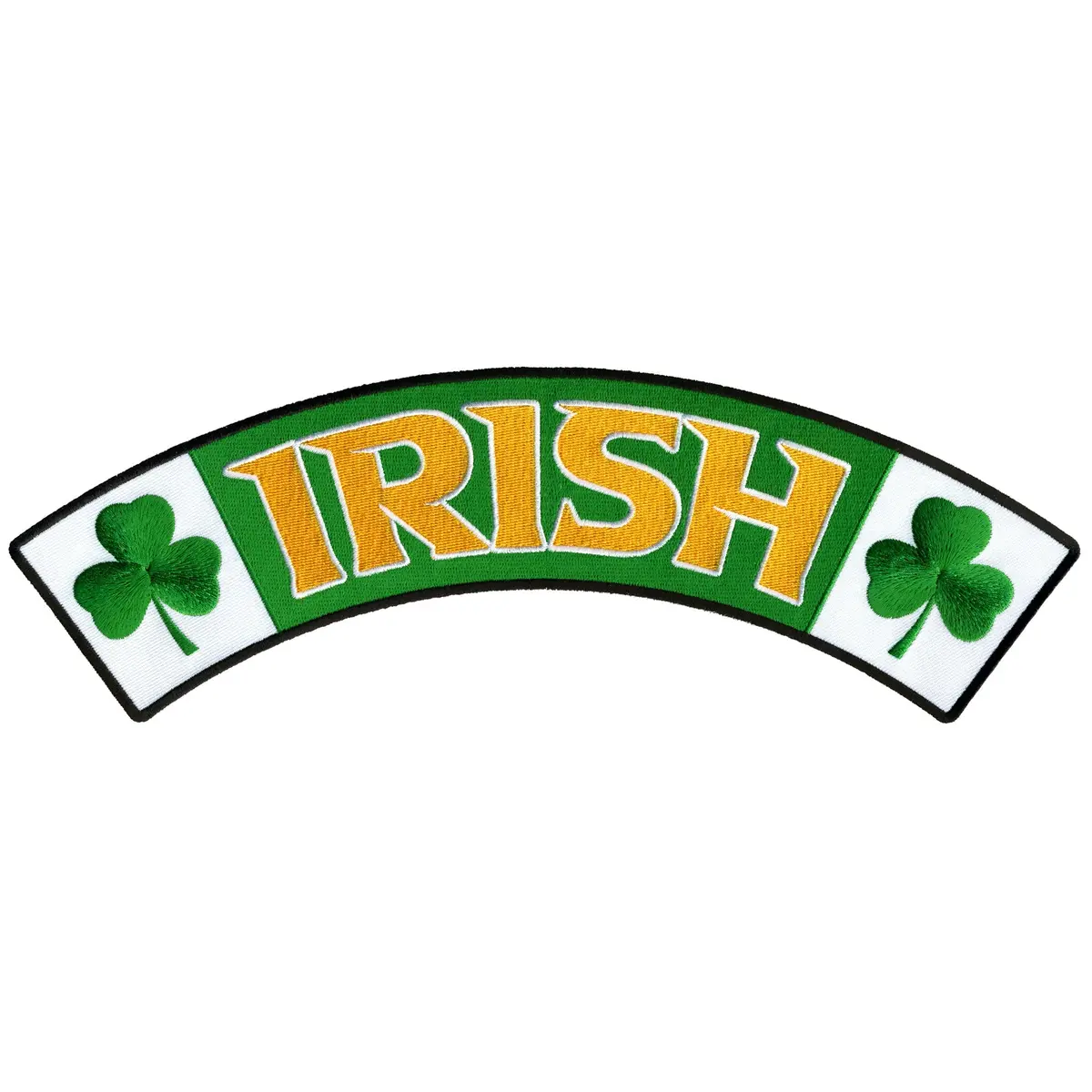 Irish 12” X 3” Top Rocker Patch 1
