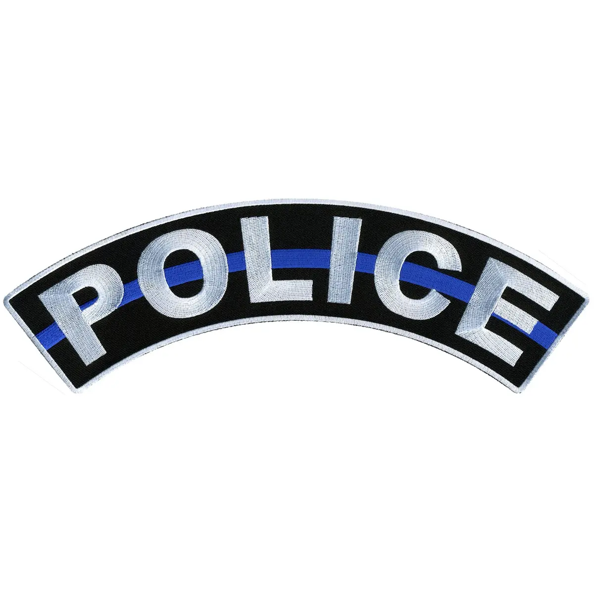 Police 12” X 3” Top Rocker Patch 1