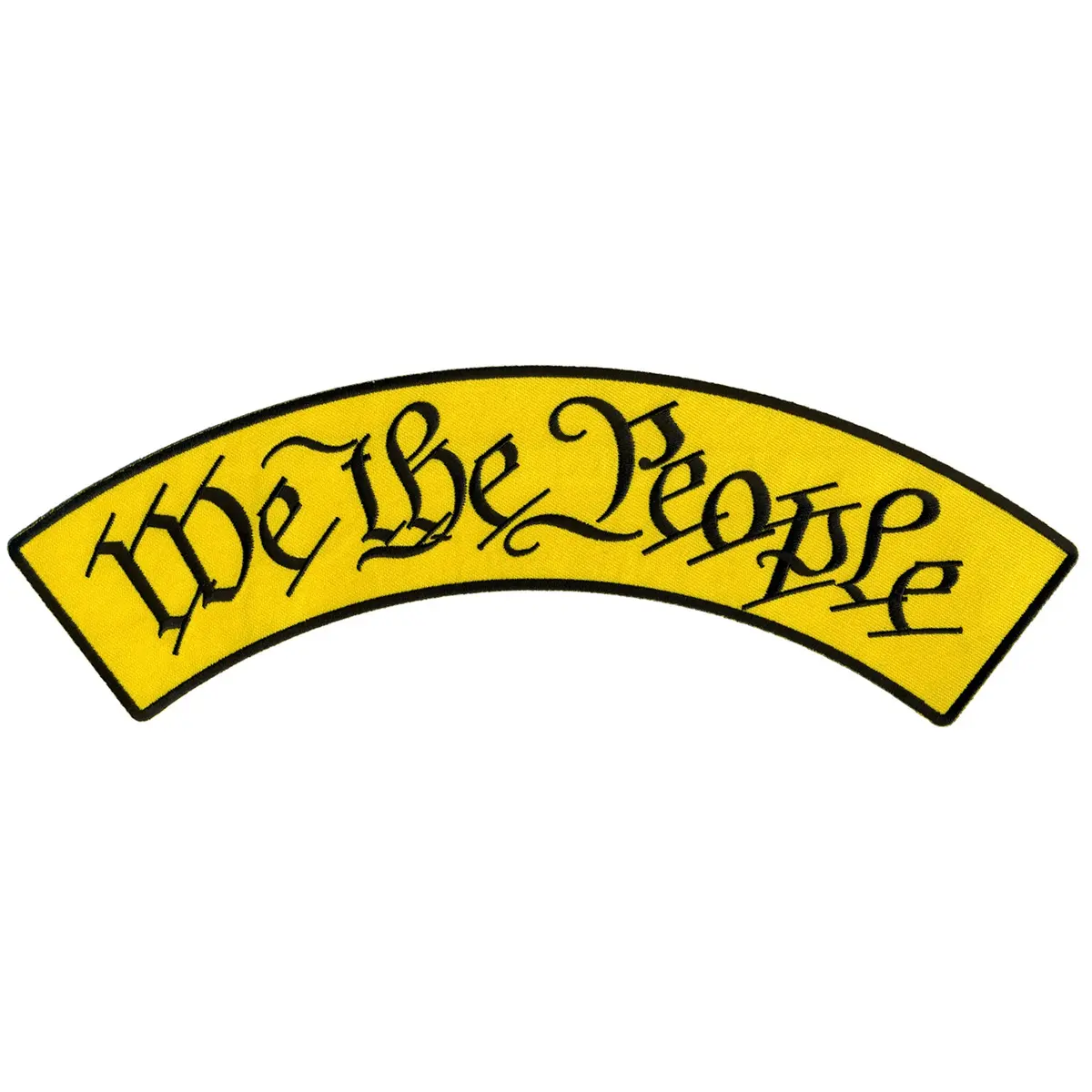 We The People 12” X 3” Top Rocker Patch 1