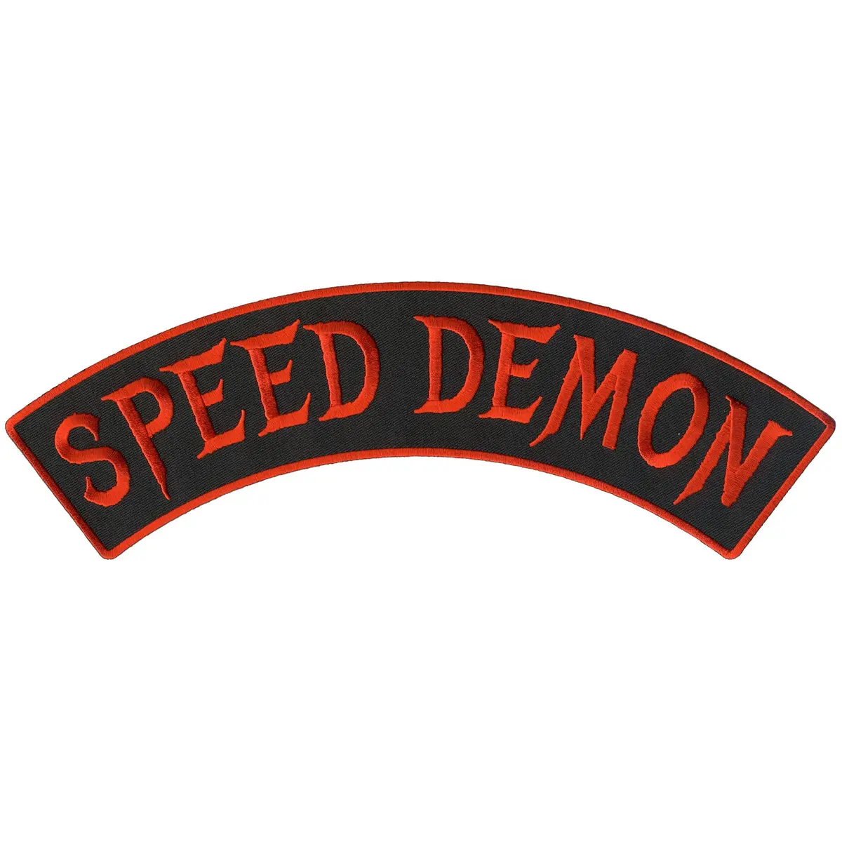 Speed Demon 12" X 3" Top Rocker Patch 1
