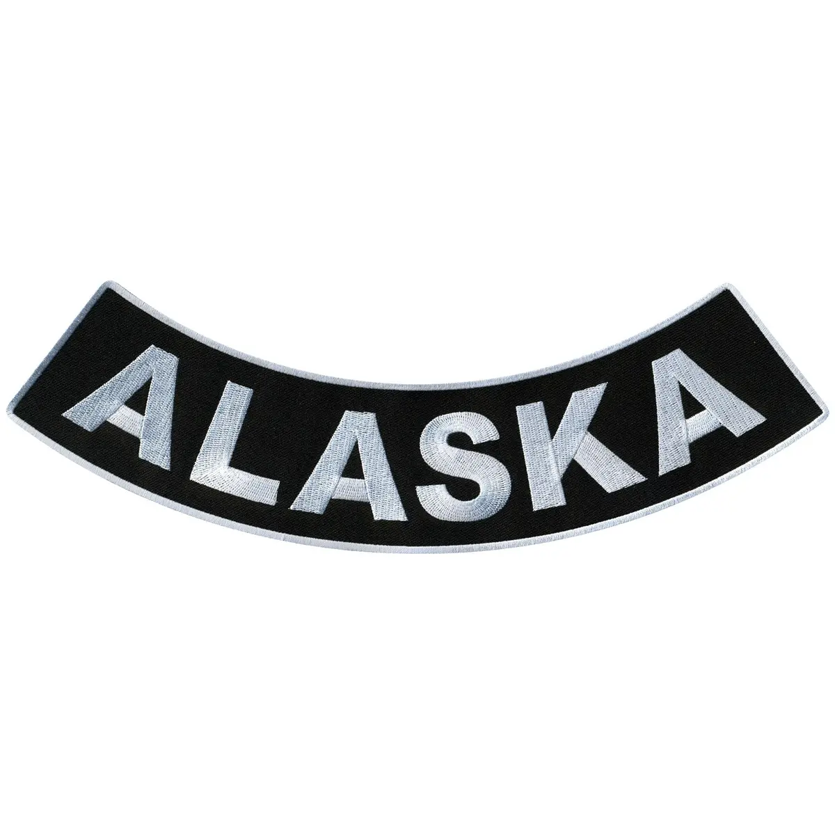 Alaska 12” X 3” Bottom Rocker Patch 1