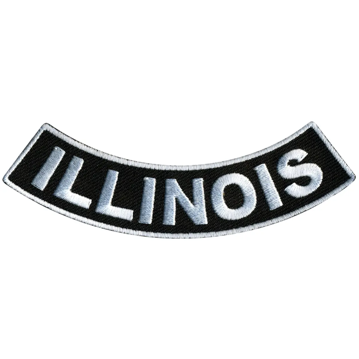 Illinois 4” X 1” Bottom Rocker Patch 1