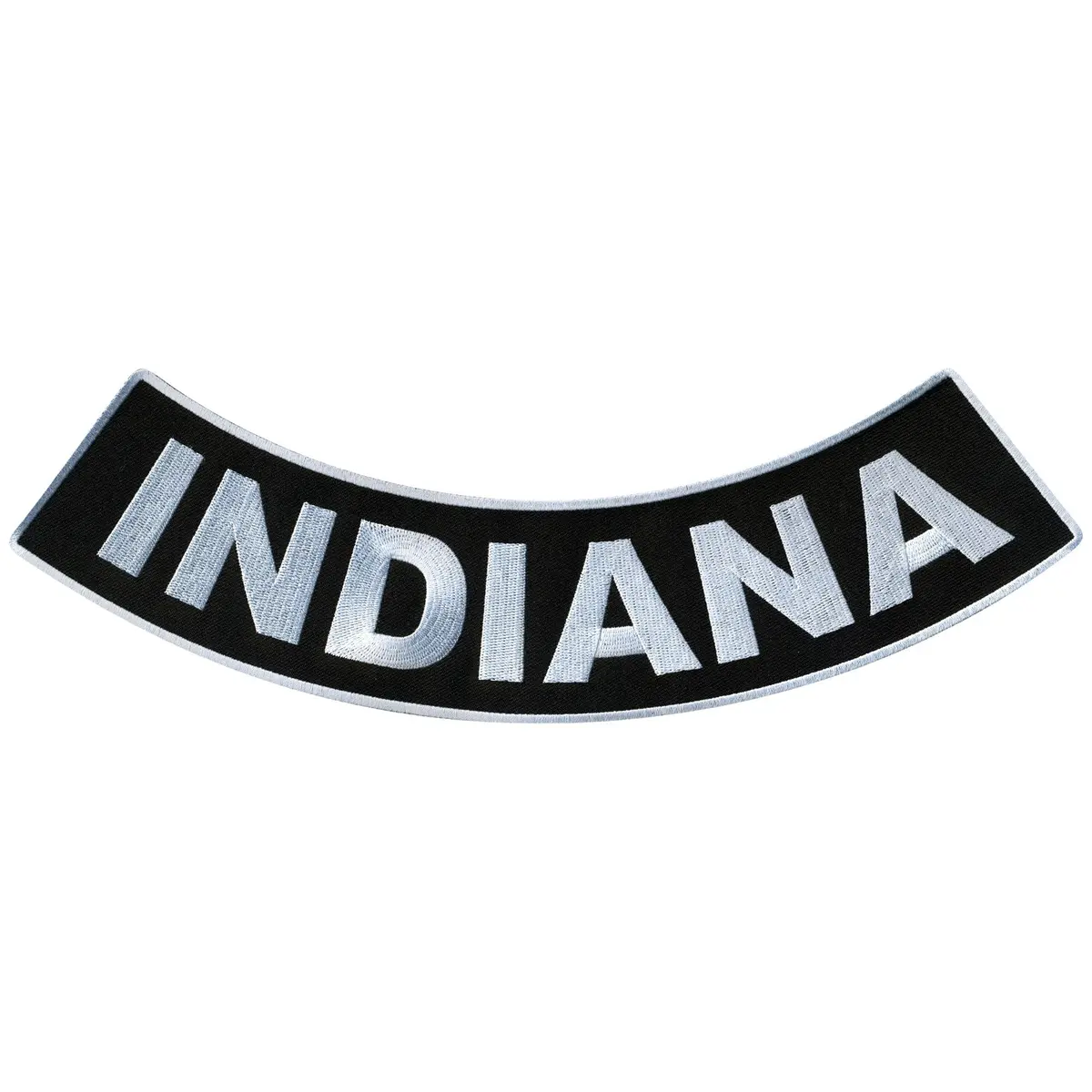 Indiana 12” X 3” Bottom Rocker Patch 1