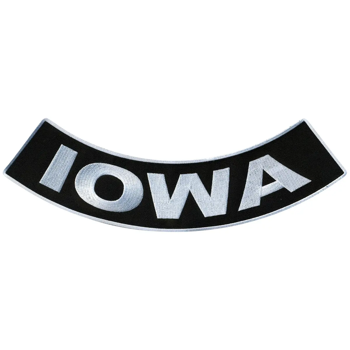 Iowa 12” X 3” Bottom Rocker Patch 1