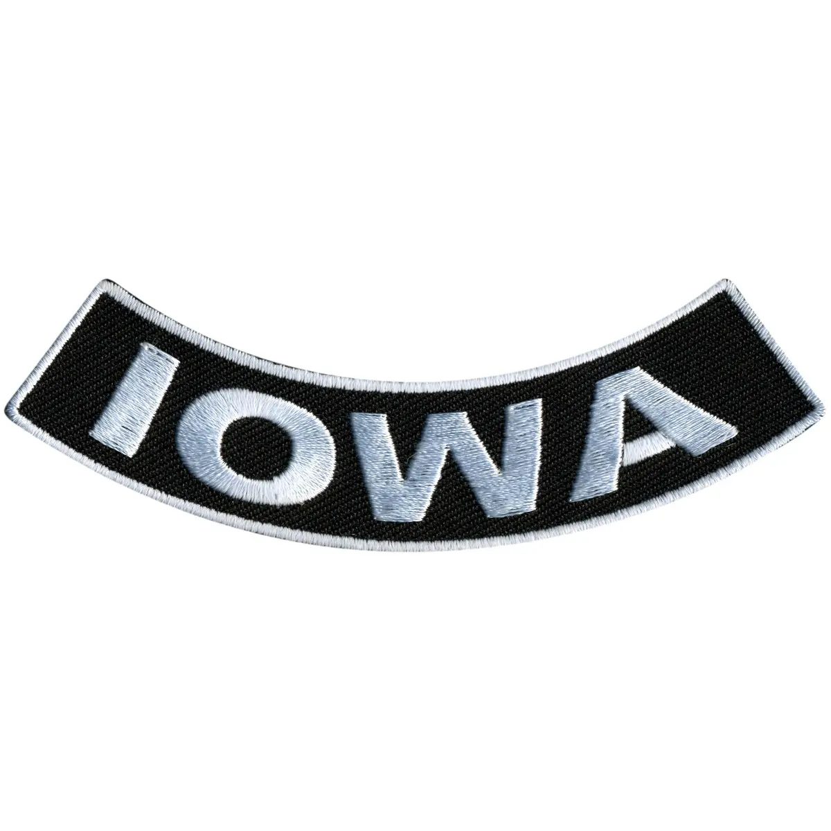 Iowa 4” X 1” Bottom Rocker Patch 1