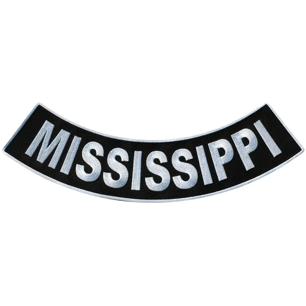 Mississippi 12” X 3” Bottom Rocker Patch 1