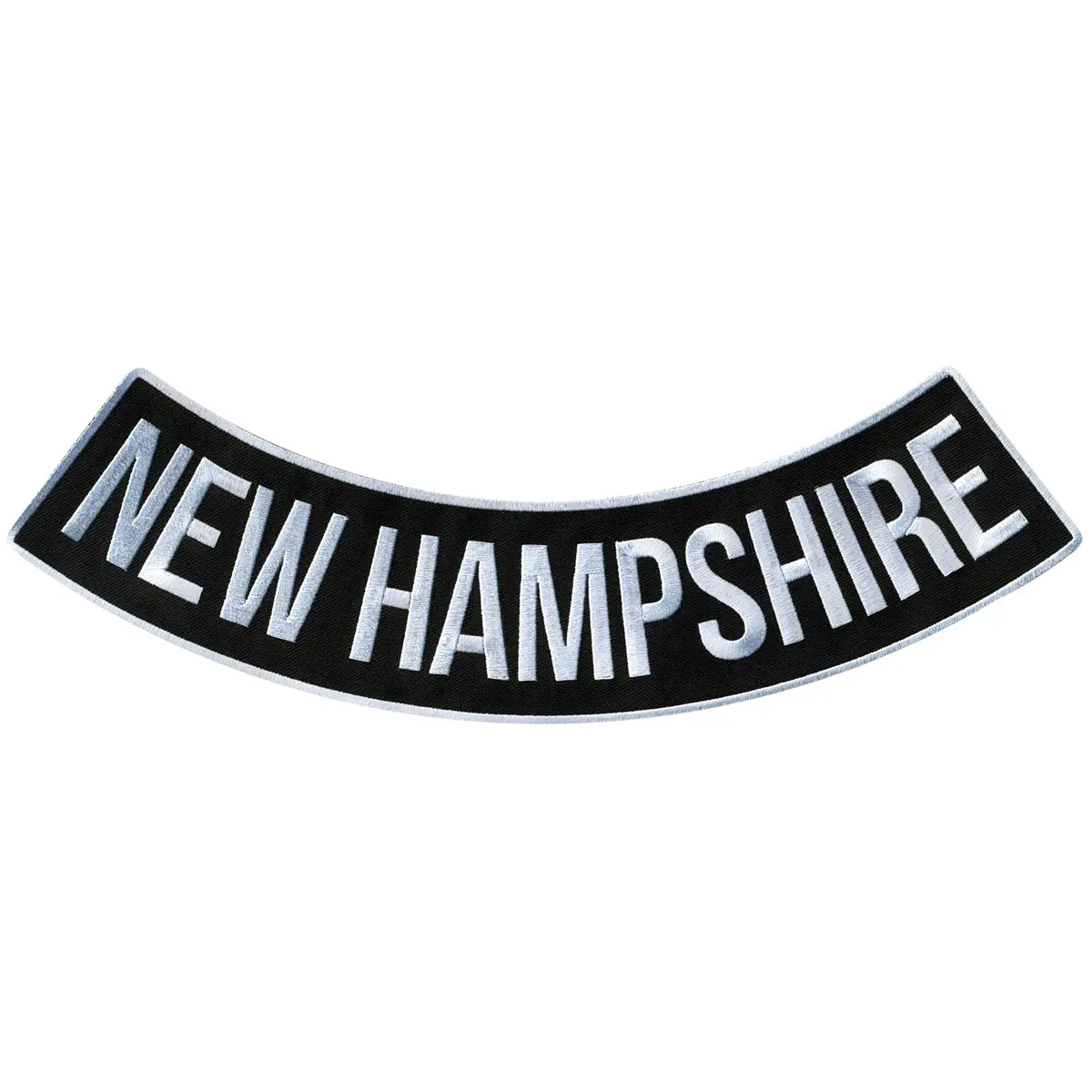 New Hampshire 12” X 3” Bottom Rocker Patch 1