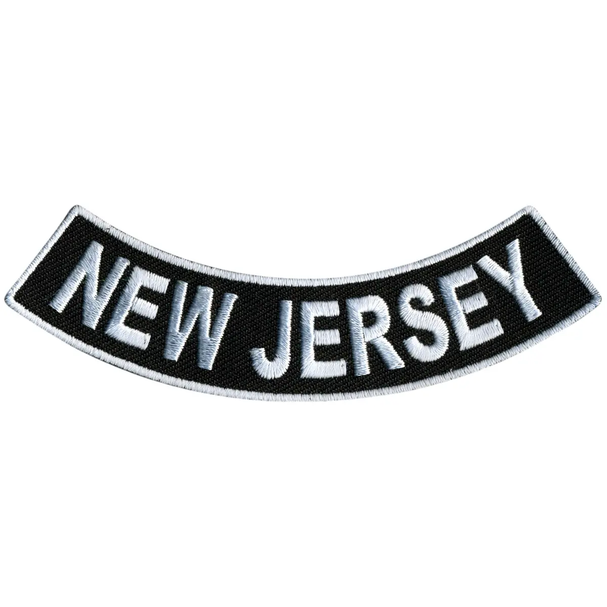 New Jersey 4” X 1” Bottom Rocker Patch 1