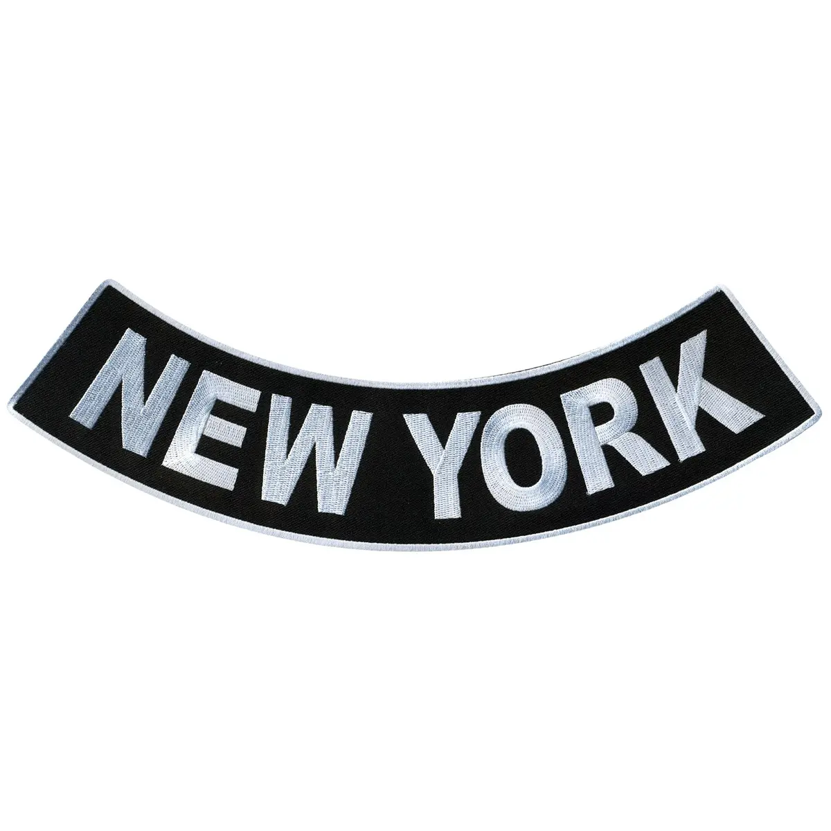 New York 12” X 3” Bottom Rocker Patch 1