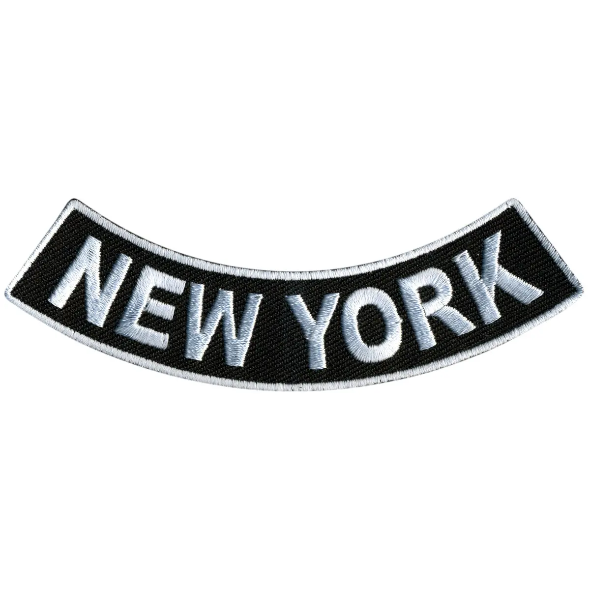 New York 4” X 1” Bottom Rocker Patch 1