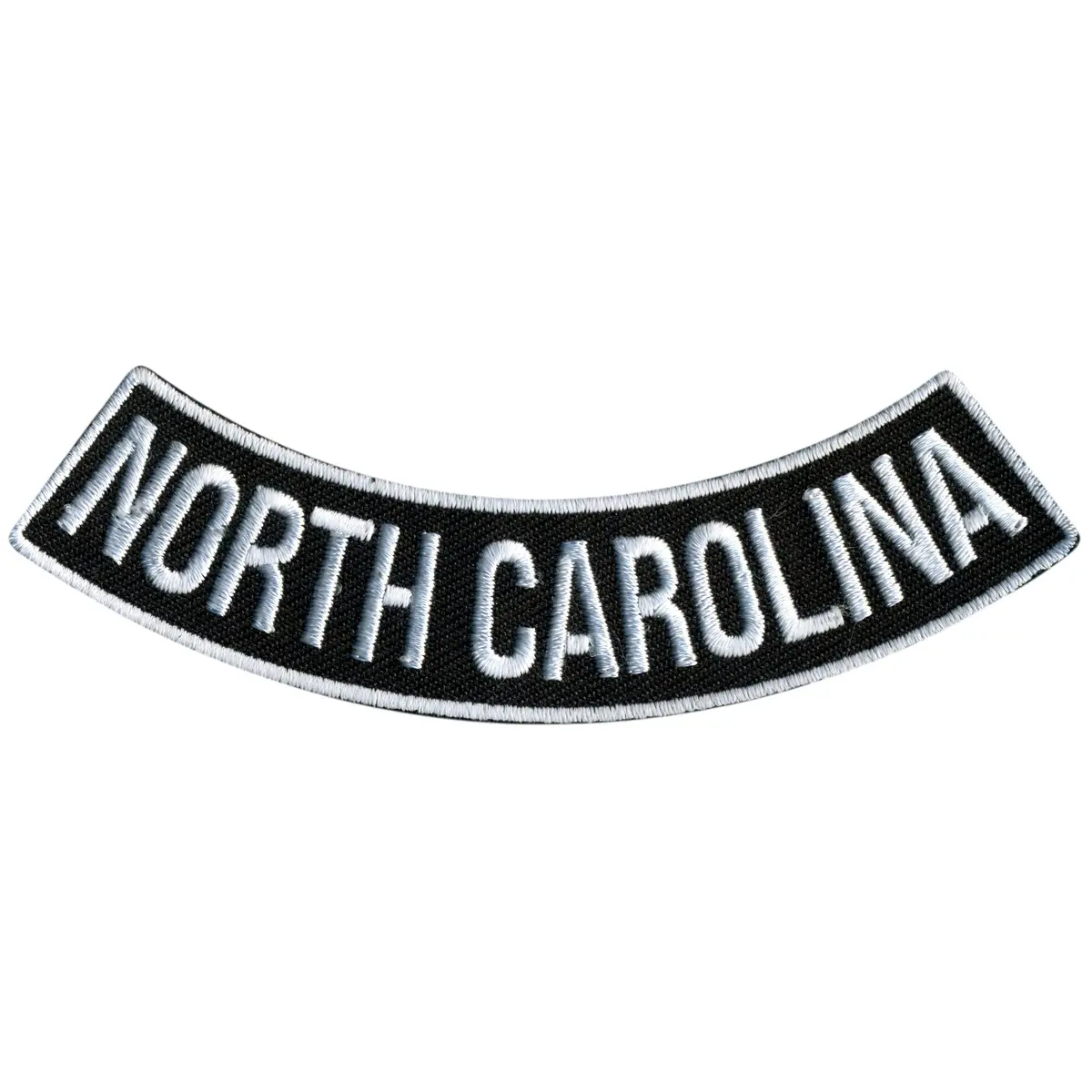 North Carolina 4” X 1” Bottom Rocker Patch 1