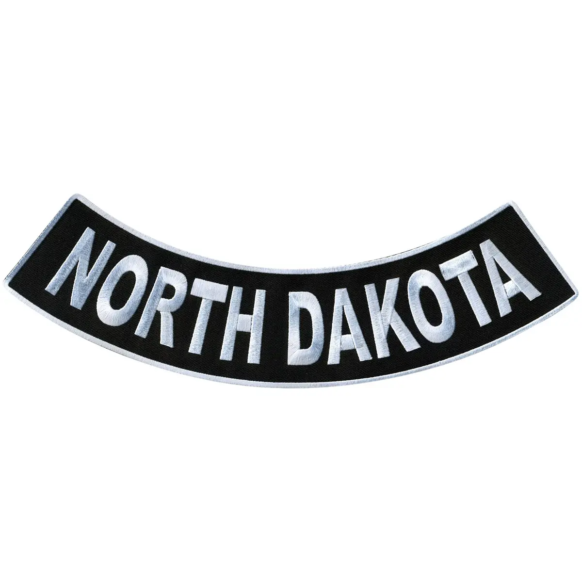 North Dakota 12” X 3” Bottom Rocker Patch 1