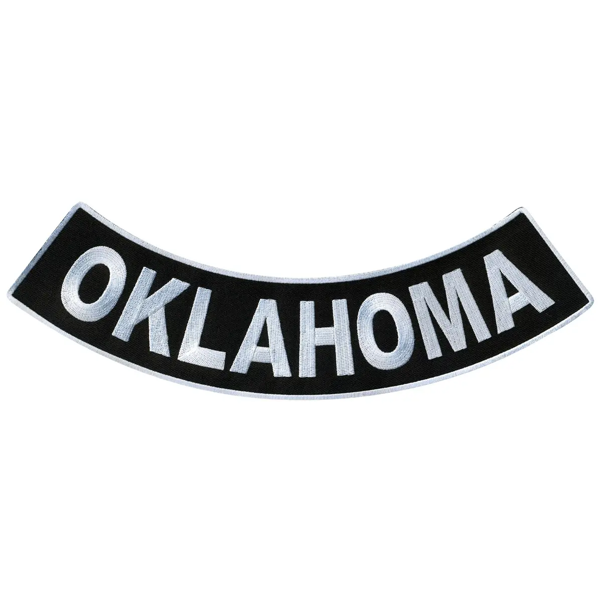 Oklahoma 12” X 3” Bottom Rocker Patch 1