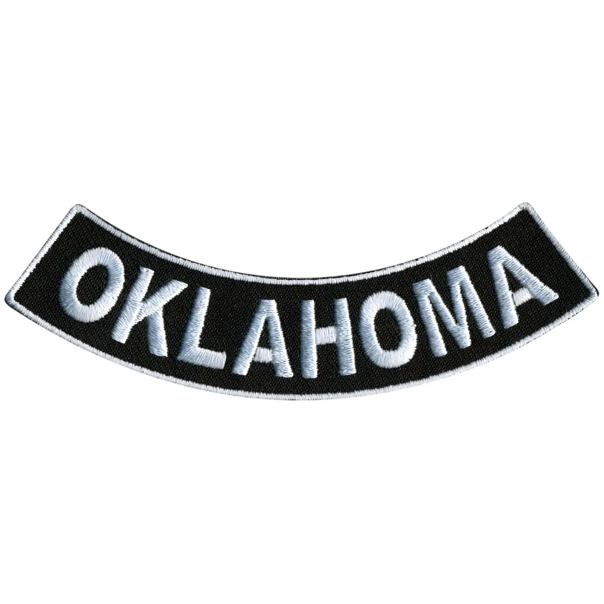 Oklahoma 4” X 1” Bottom Rocker Patch 1