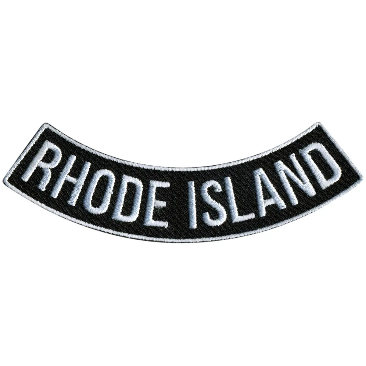 Rhode Island 4” X 1” Bottom Rocker Patch 1