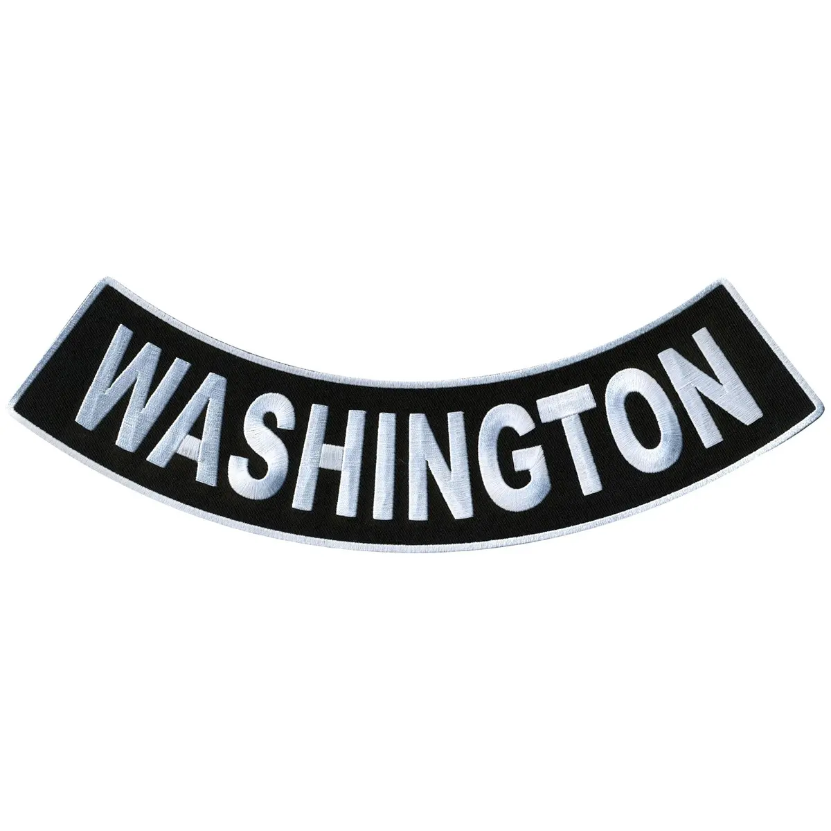 Washington 12” X 3” Bottom Rocker Patch 1
