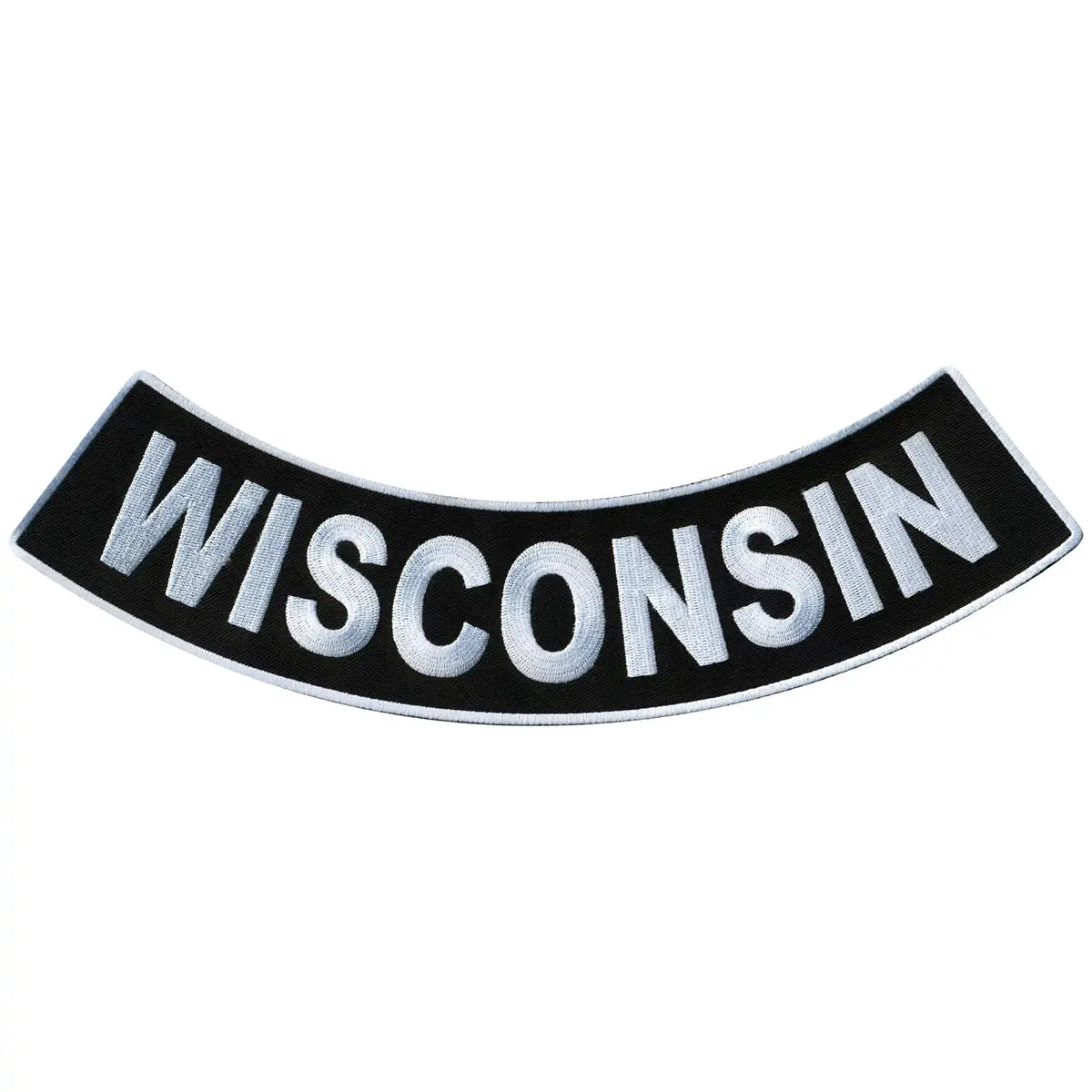 Wisconsin 12” X 3” Bottom Rocker Patch 1