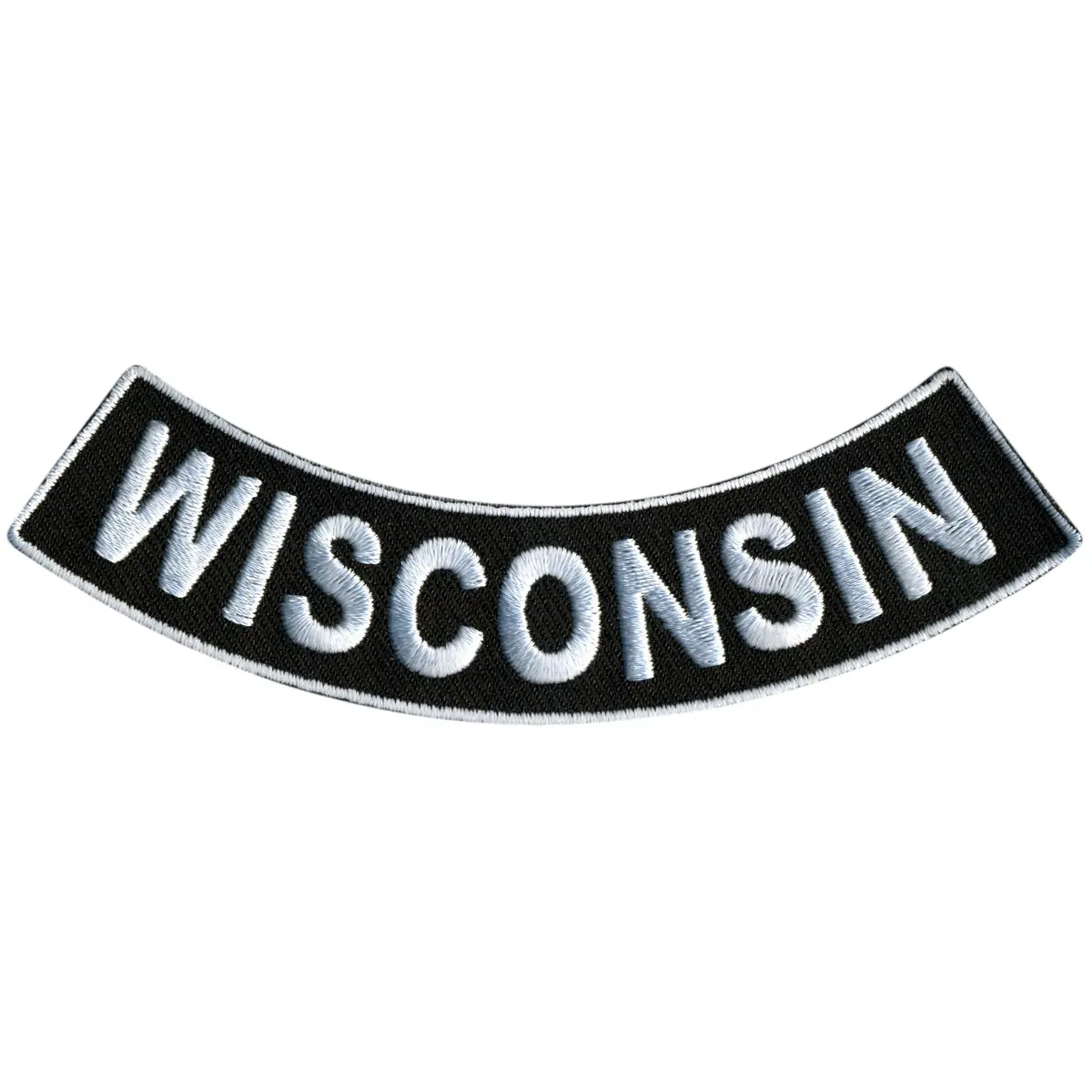Wisconsin 4” X 1” Bottom Rocker Patch 1
