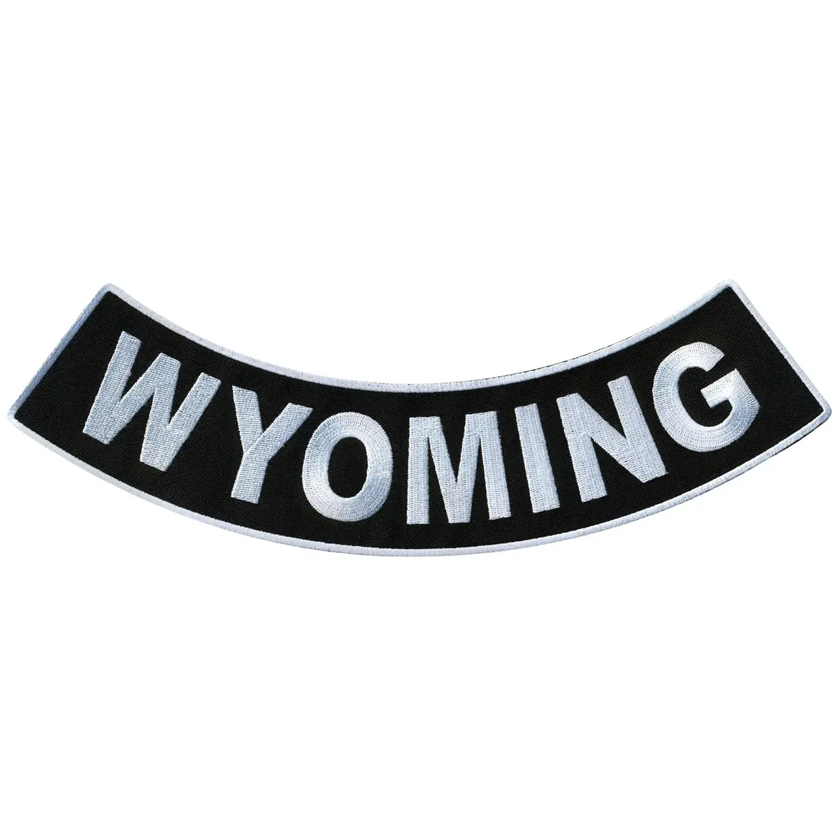 Wyoming 12” X 3” Bottom Rocker Patch 1