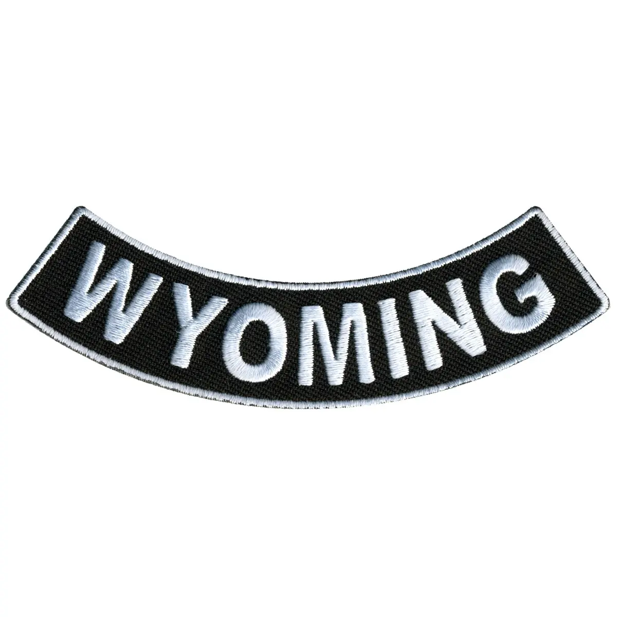 Wyoming 4” X 1” Bottom Rocker Patch 1