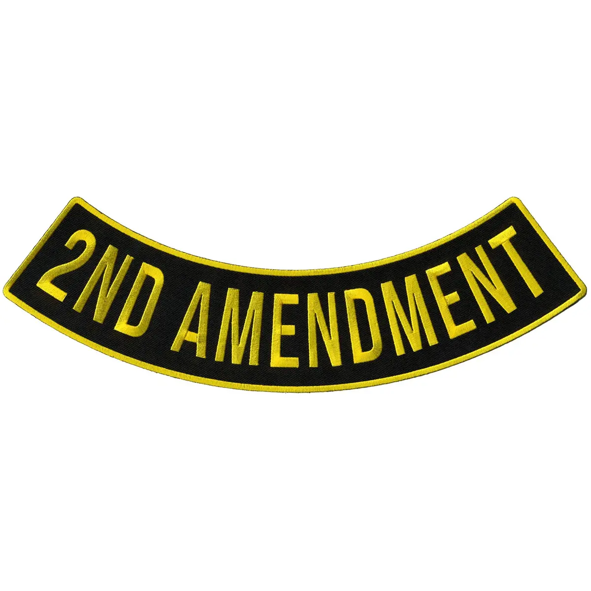 2Nd Amendment 12” X 3” Bottom Rocker Patch 1
