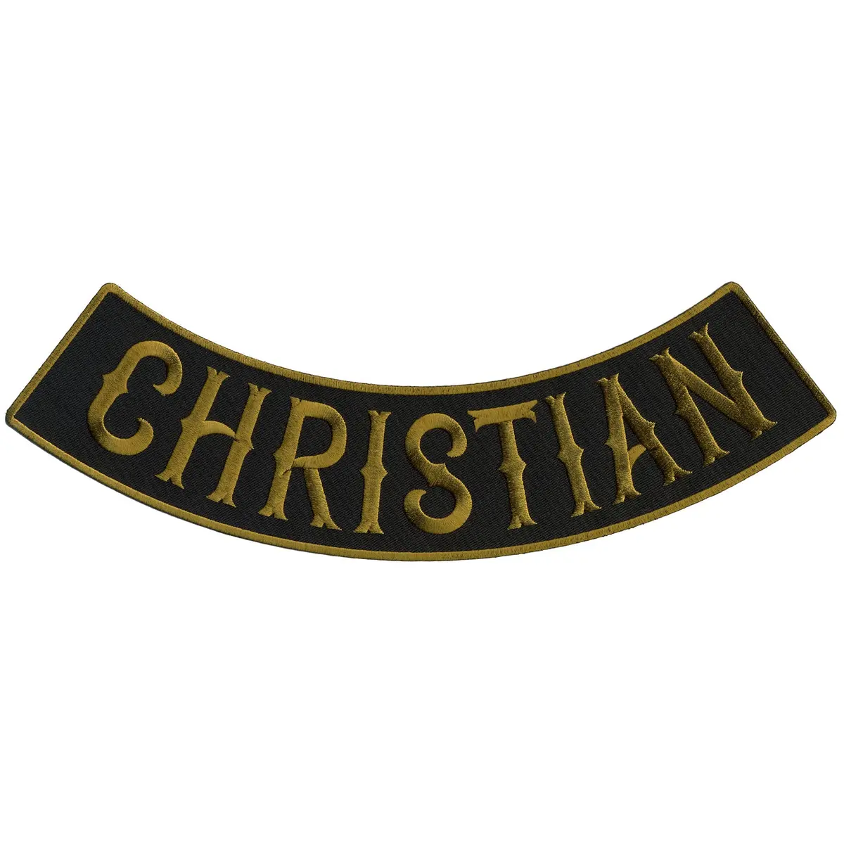 Christian 12” X 3” Bottom Rocker Patch 1