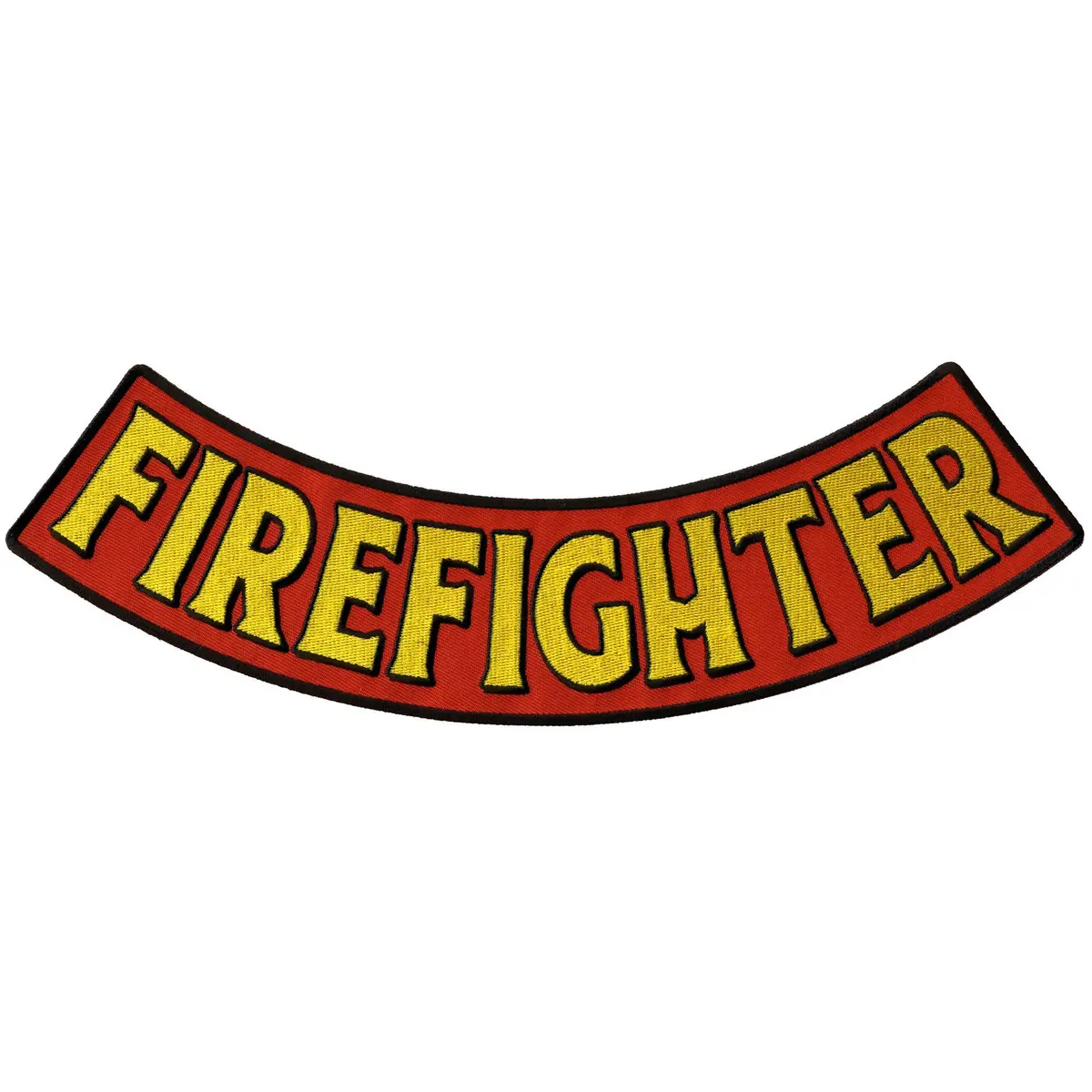 Firefighter 12” X 3” Bottom Rocker Patch 1