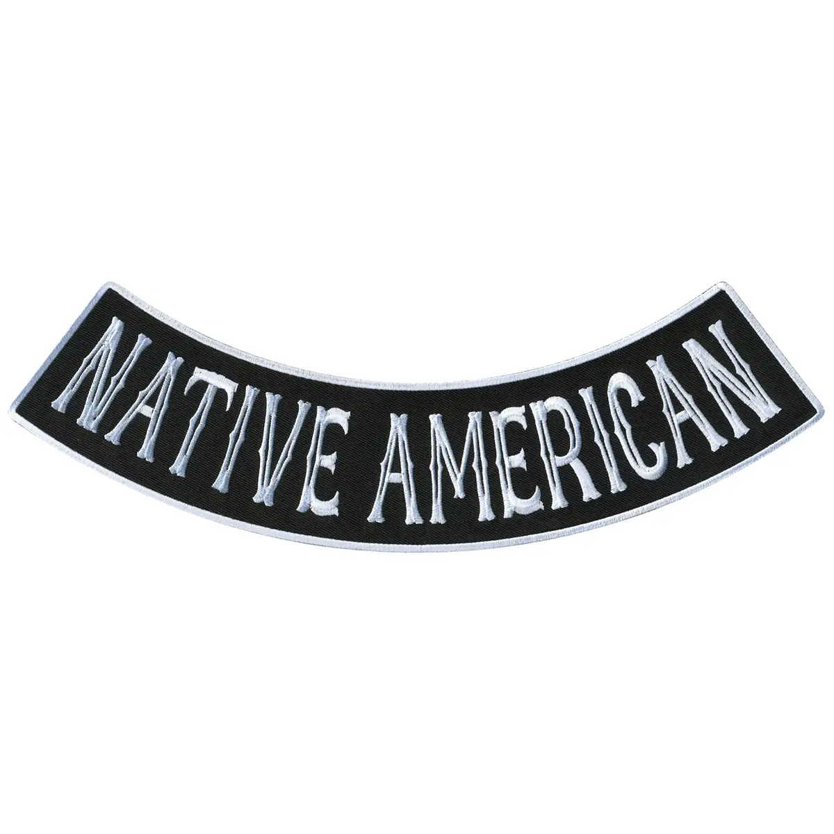 Native American 12” X 3” Bottom Rocker Patch 1