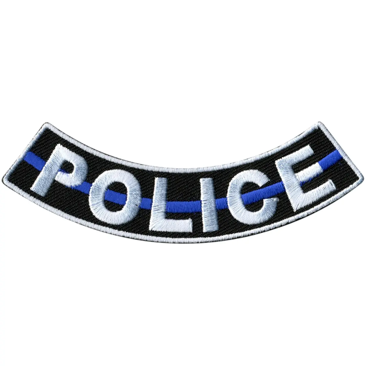 Police 4” X 1” Bottom Rocker Patch 1