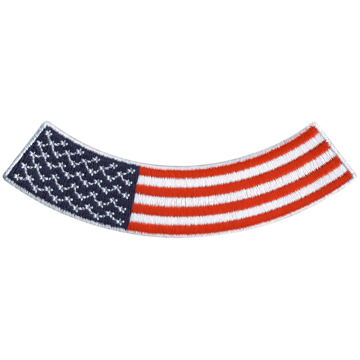 American Flag 4” X 1” Bottom Rocker Patch 1