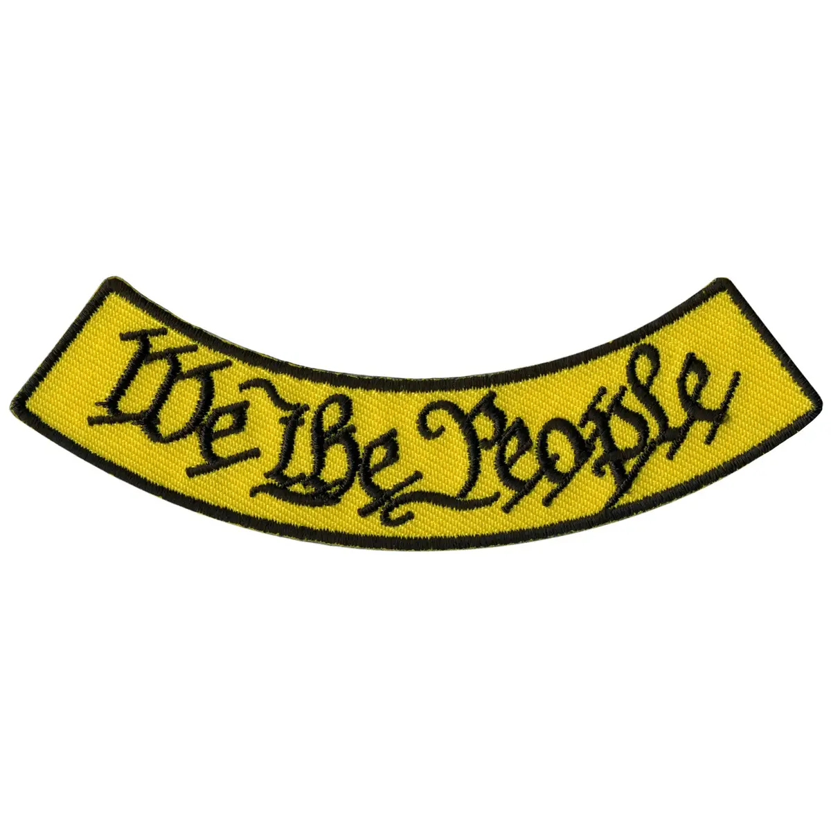 We The People 4” X 1” Bottom Rocker Patch 1