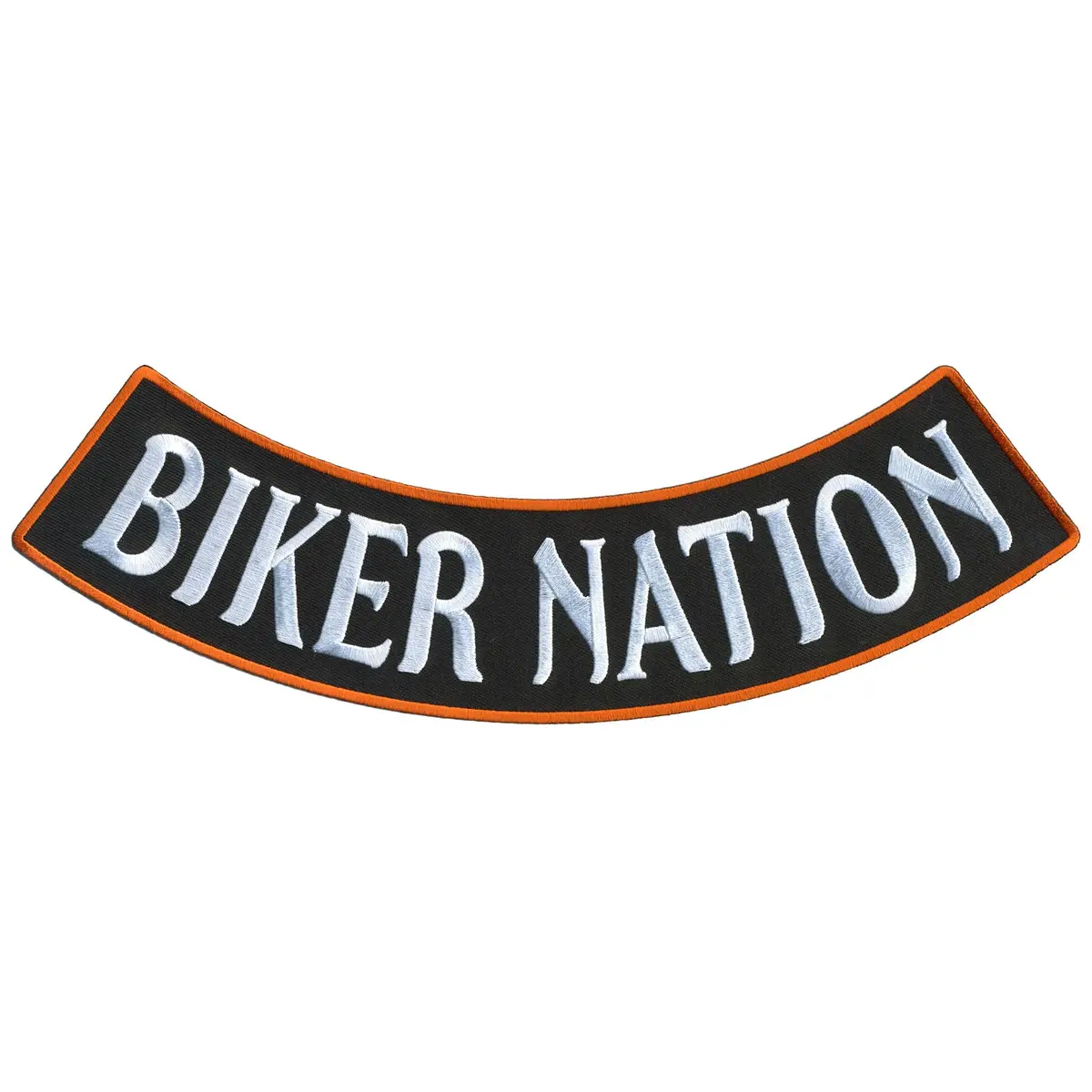 Biker Nation 12” X 3” Bottom Rocker Patch 1