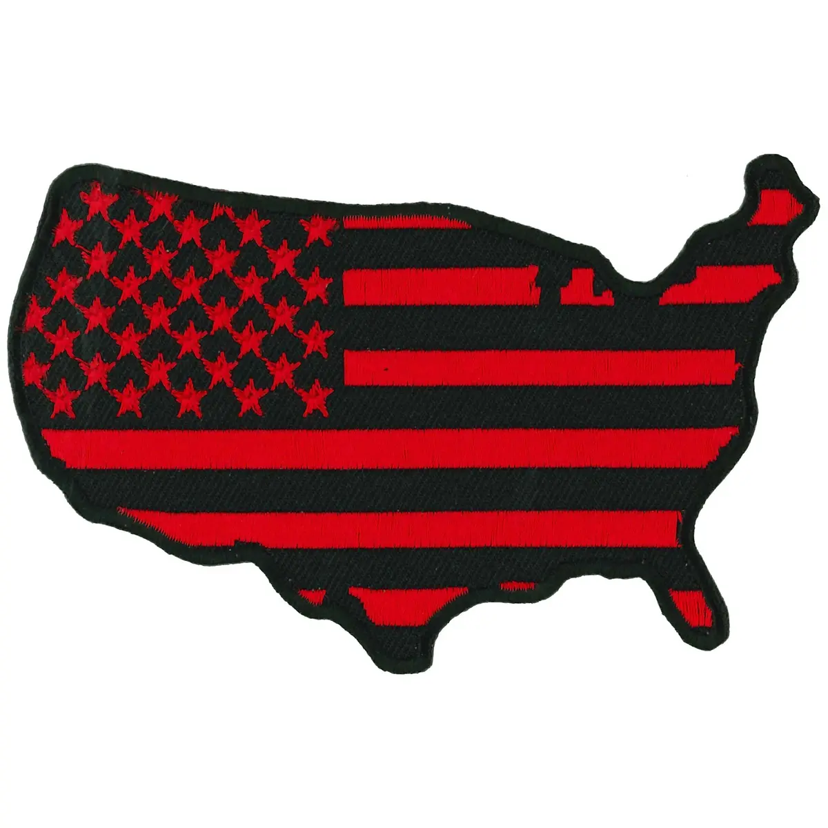Red Country Flag 4" Patch 1