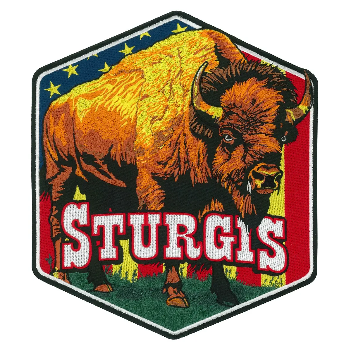 Sturgis Bison Americana 10" Patch Ppq2679 1
