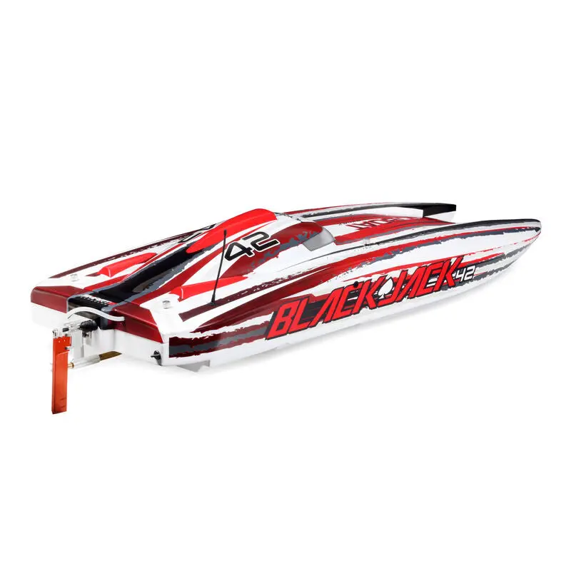 Blackjack 42" 8S Brushless Catamaran Rtr, White/Red 2
