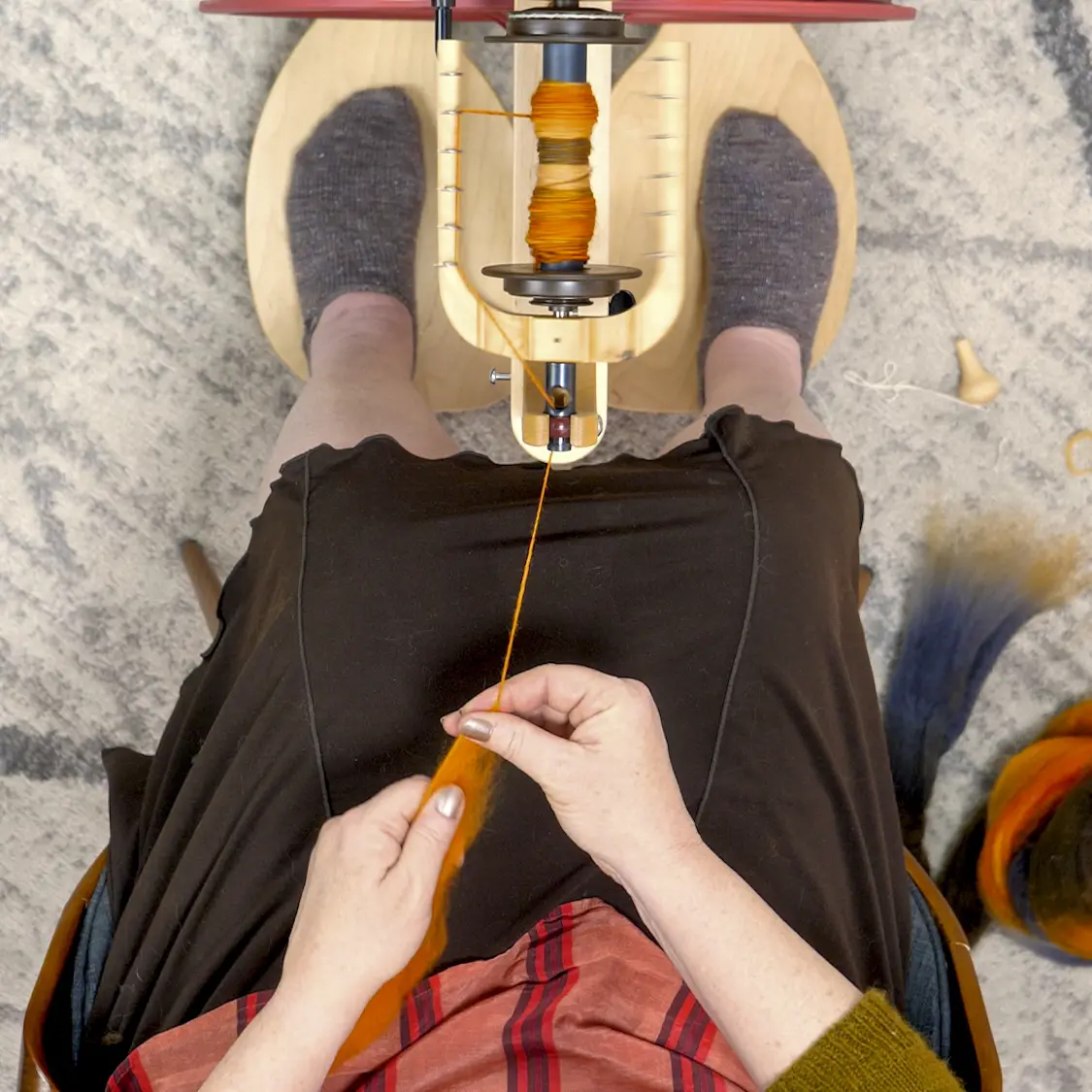 Online Course—Beginning Spinning On A Wheel 1