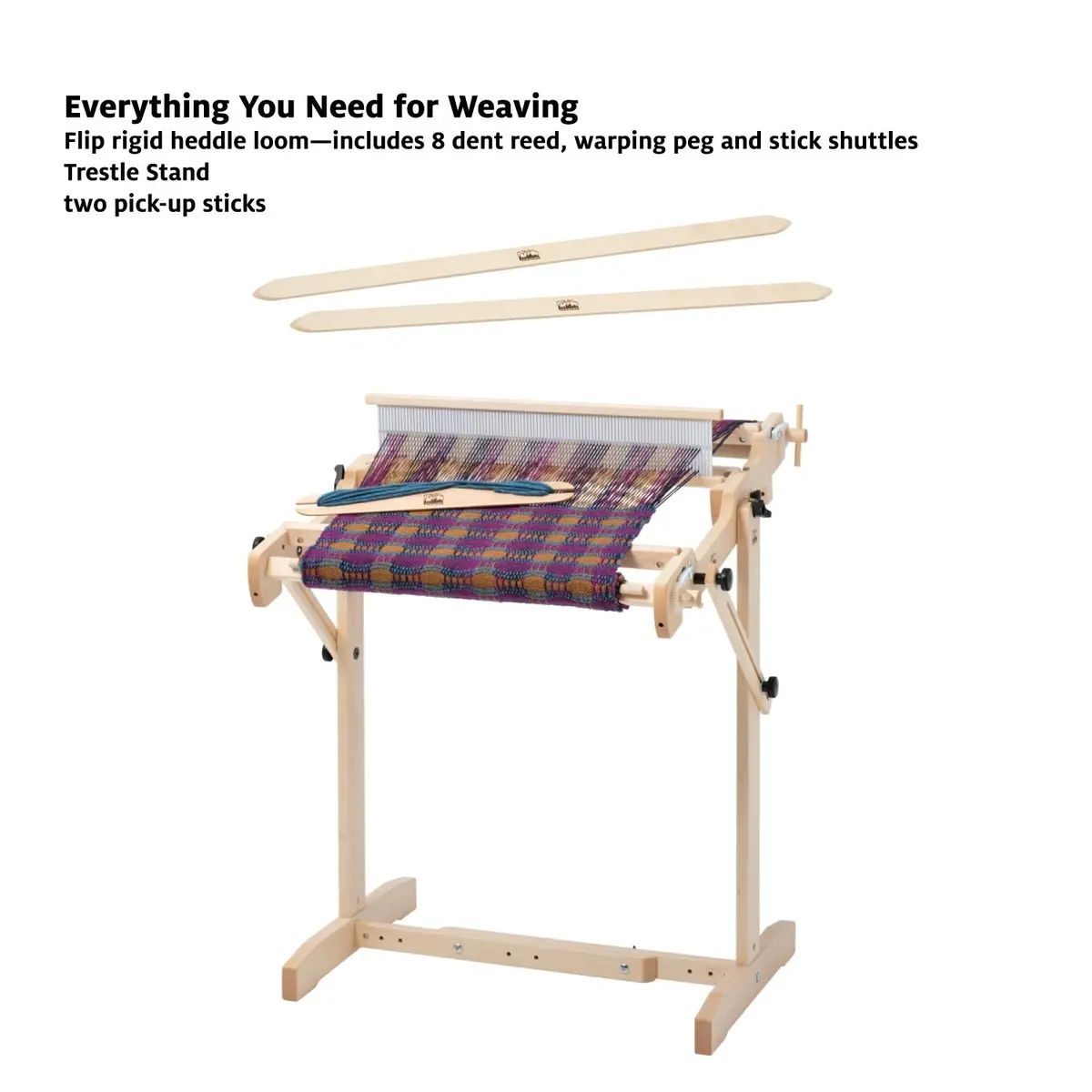 Start Rigid Heddle Weaving On 15" Flip Bundle 1