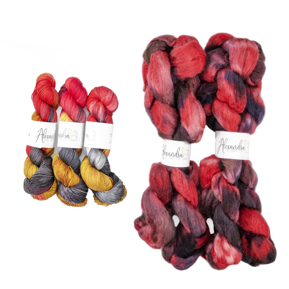 Verve Yarn And Black Rose Spinning Fiber 1