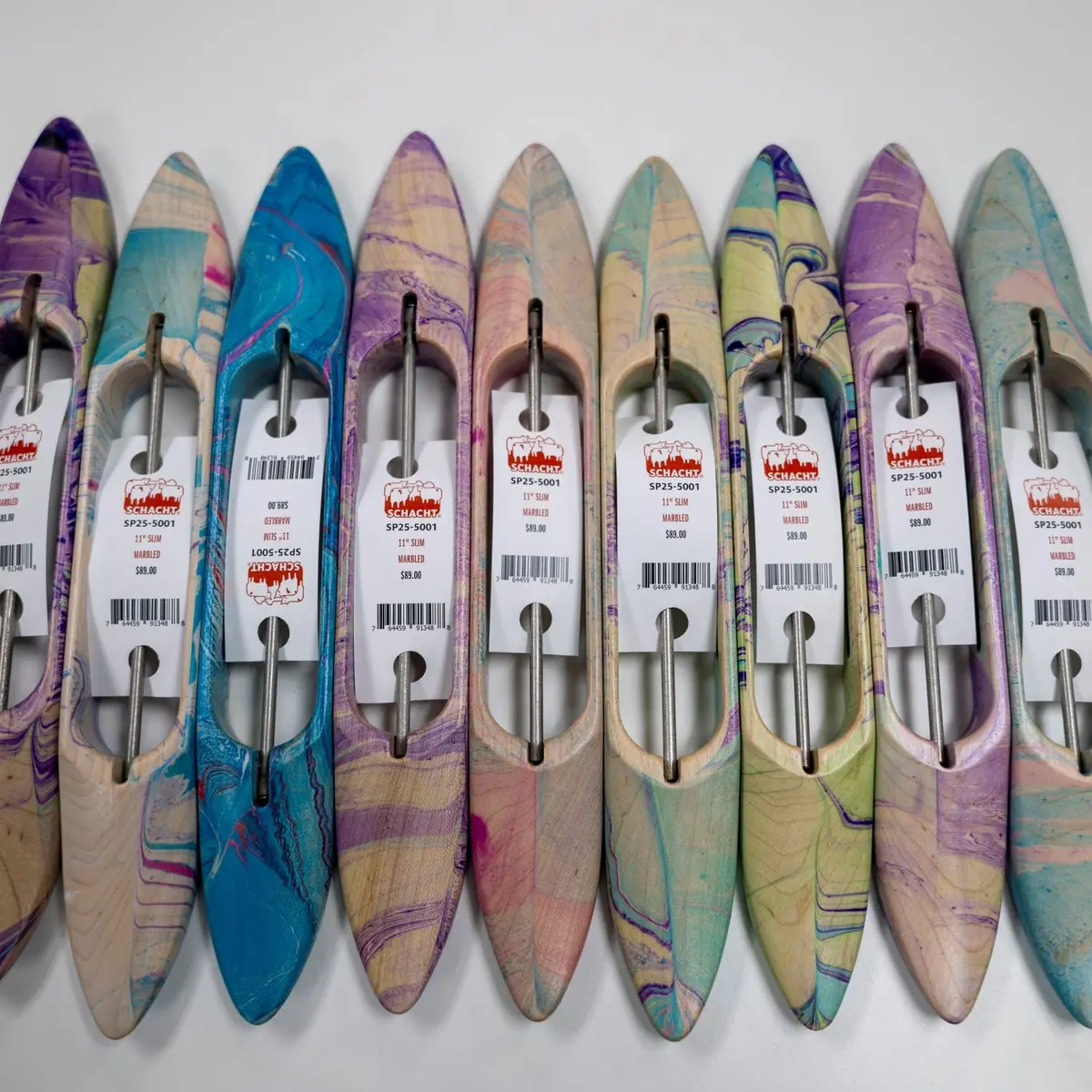 Marbled Boat Shuttles - Discontinued 2