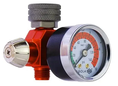 Sagola Rc1 Air Flow Regulator With Analogue Pressure Gauge 1