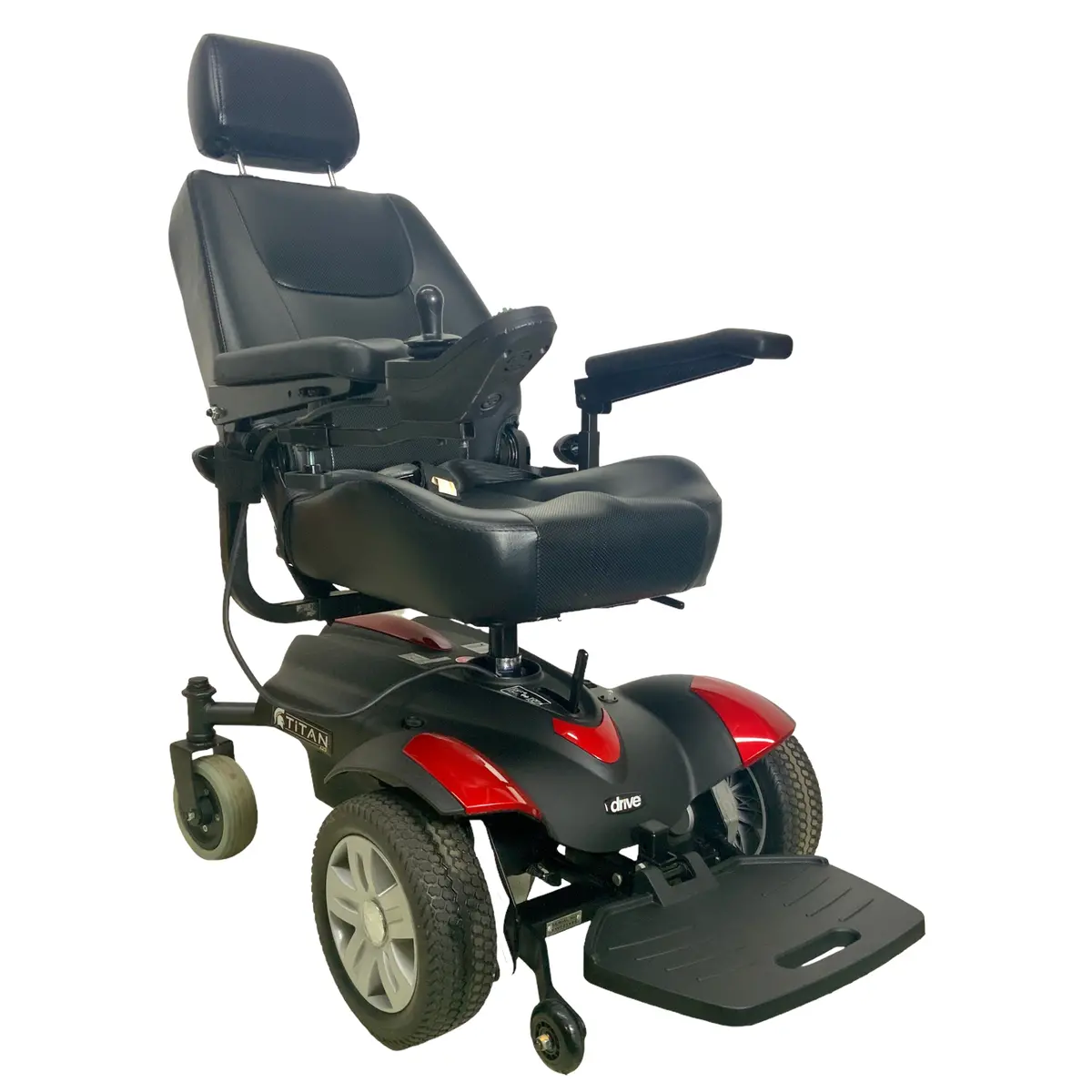 Drive Medical Titan X23 Power Chair | 18" X 18" Seat |  Manual Recline & Swivel Seat 1