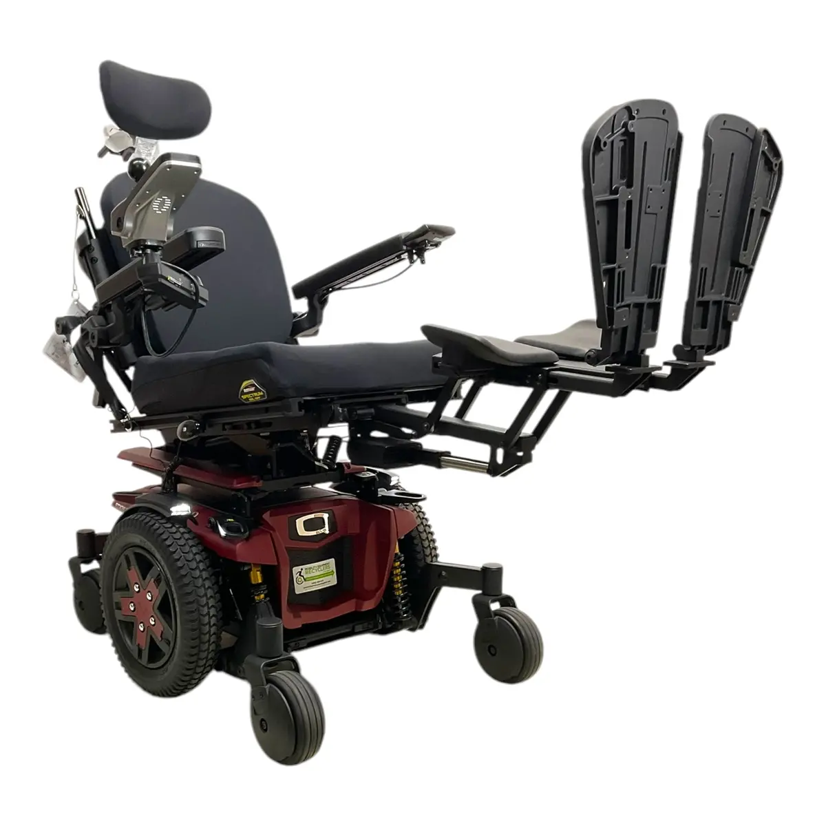 2022 Pride Mobility Quantum Q6 Edge 3 Rehab Power Chair With Q-Logic 3E Joystick | Tilt, Recline, & Power Extending Legs | Like New! 1