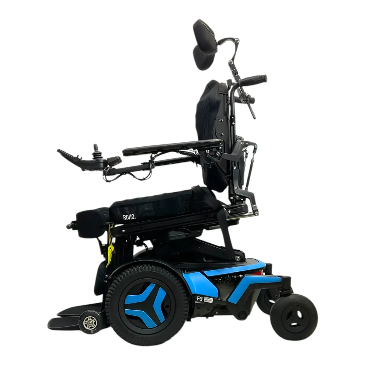 Permobil F3 Rehab Power Wheelchair With Anterior Tilt | Seat Elevate, Tilt, Recline, Power Extending Legs | Roho Cushion & Backrest 1
