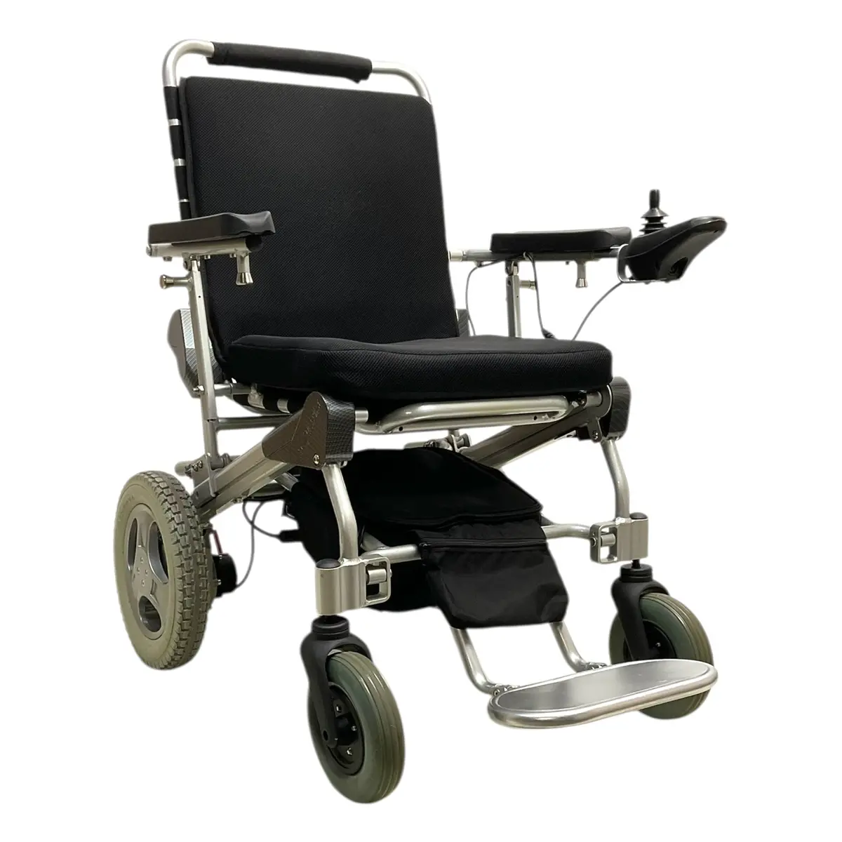 Ez Lite Cruiser Deluxe Slim Sx12 Folding Power Chair | Manual Seat Recline 1
