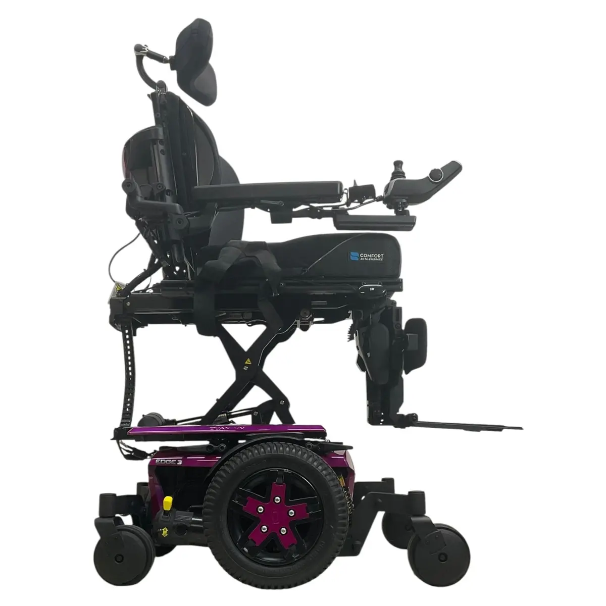 2021 Pride Mobility Quantum Q6 Edge 3 Power Chair With Seat Elevate | Tilt, Recline, Power Legs | Lighting Kit 1